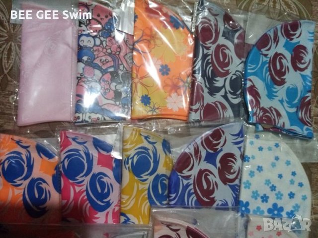 Плувни шапки -100% силикон, снимка 4 - Водни спортове - 34411469