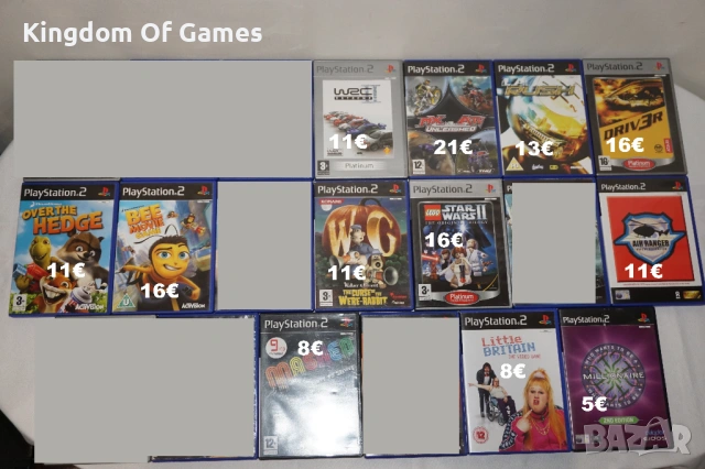 Игри за PS2 Sonic Mega Collection Plus/NFS Carbon/LA RUSH/MX VS ATV/Shrek SuperSlam/Bee/Air Ranger/