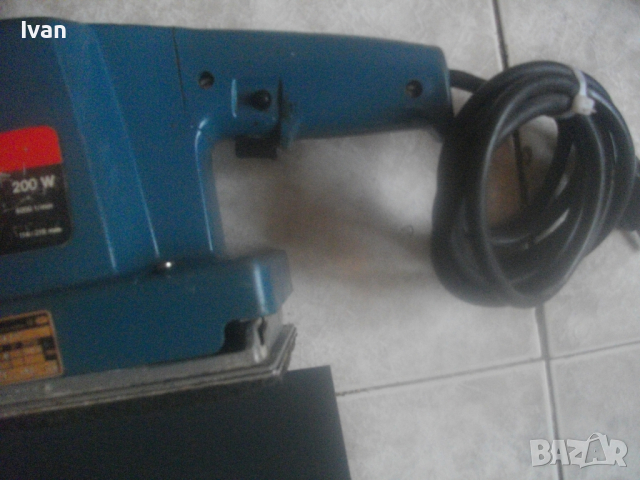 200 Вата Голям 215х114мм Виброшлаф Made in SPAIN-BOSCH-Правоъгълен-Синя Професионална Серия-ОТЛИЧЕН, снимка 16 - Други инструменти - 44736103