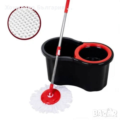 Комплект за почистване SpinMop 13литра, снимка 3 - Други - 54302060