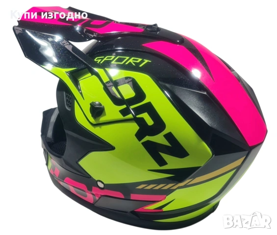 Каска Крос за мотор  (-S-) (-М-) (-XL-), снимка 4 - Спортна екипировка - 54206970