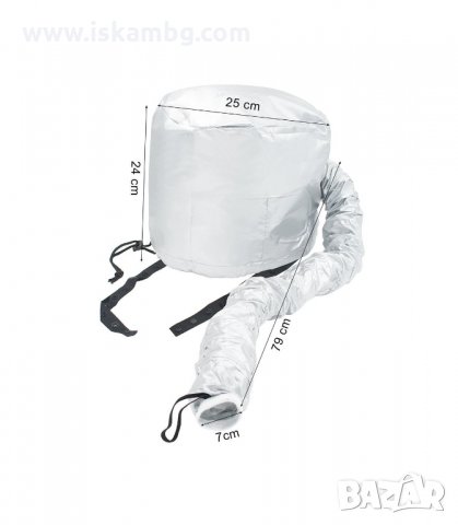 ШАПКА С ТРЪБА ЗА ГОРЕЩ ВЪЗДУХ ЗА ИЗСУШАВАНЕ НА КОСА И ПРАВЕНЕ НА ПРИЧЕСКА - 3206, снимка 6 - Сешоари - 33887026