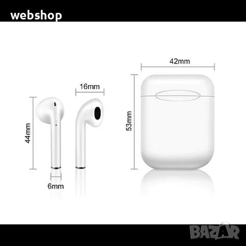 Безжични Bluetooth слушалки i11S с кутийка за зареждане , снимка 4 - Безжични слушалки - 42163180