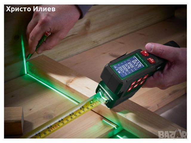 Акумулаторна ролетка Цифрова рулетка Parkside, снимка 4 - Други инструменти - 54036246