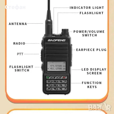 Радиостанция Baofeng RD-K5 UV с широк обхват, снимка 2 - Друга електроника - 52436088