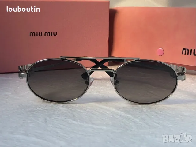 Miu 2024 дамски слънчеви очила елипса овални кръгли 4 цвята, снимка 15 - Слънчеви и диоптрични очила - 47930702