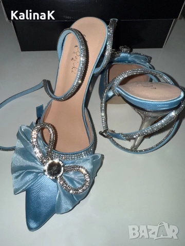 Обувки на ток, снимка 2 - Дамски обувки на ток - 51897307