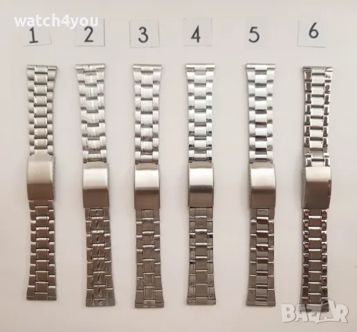 НОВА СТОМАНЕНА ВЕРИЖКА ЗА ЧАСОВНИК С ИЗВИТИ НАКРАЙНИЦИ. ЗАОБЛЕНИ ВЕРИЖКИ ЗА ЧАСИВНИЦИ.ИЗВИТА ВЕРИЖКА, снимка 8 - Каишки за часовници - 34730516