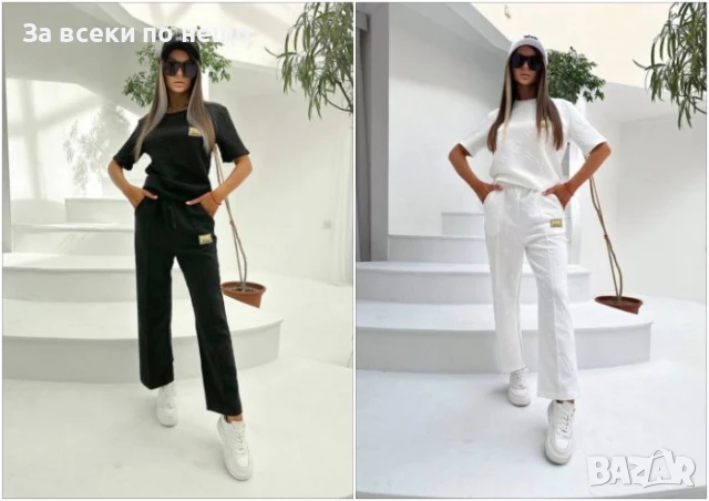 Louis Vuitton Дамски Спортен Комплект Тениска И Долнище🔝Дамски Спортен Екип - 2 Цвята Код A609, снимка 1