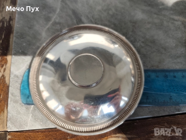 Сребърен сервиз за кафе - 6 чашки и 6 чинийки , снимка 8 - Антикварни и старинни предмети - 52104554