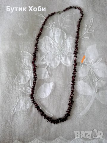 Гердан от натурален гранат //2, снимка 7 - Колиета, медальони, синджири - 37794873