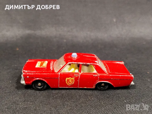 СТАРА РЕТРО МЕТАЛНА КОЛИЧКА MATCHBOX ENGLAND FORD GALAXIE, снимка 2 - Колекции - 47338722