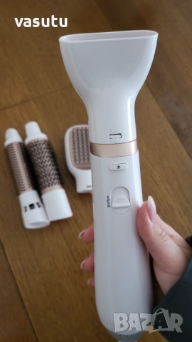 PHILIPS Air styler 3000 електрическа четка за коса с горещ въздух / стилизатор/  преса / маша, снимка 8 - Преси за коса - 54180443