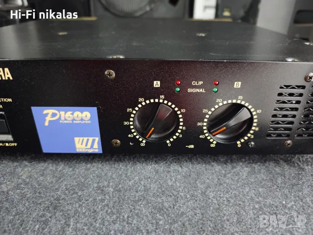професионално стъпало усилвател YAMAHA P1600, снимка 2 - Ресийвъри, усилватели, смесителни пултове - 50267264
