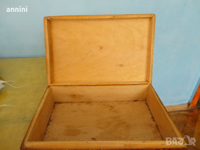  дървена пирографирана кутия 30/20/7  и малка 24/14/7, снимка 2 - Други стоки за дома - 30419026