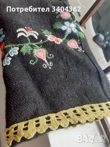 Автентична стара вълнена престилка за носия бродерия, снимка 8 - Антикварни и старинни предмети - 51150867