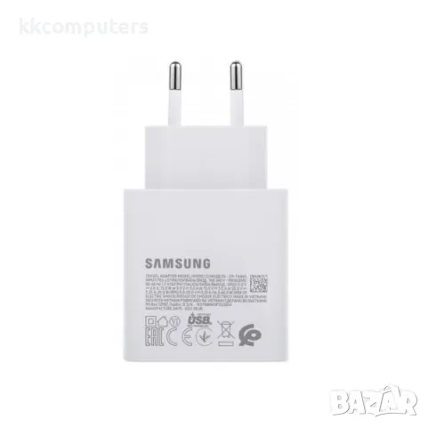Оригинално Зарядно/Адаптер 220V Samsung 65W, AFC, Wall Charger, GP-PTU020SODWQ, White Баркод : 45651