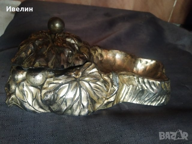 пепелник с цигаретник, снимка 5 - Антикварни и старинни предмети - 30552487