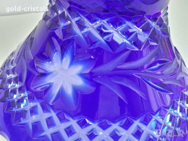 Кристална купа фруктиера, снимка 9 - Антикварни и старинни предмети - 30064361