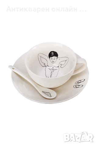 Комплект чаши и чинии от колекция Pols Potten. , снимка 3 - Чаши - 52845337