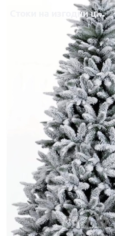 Елха заснежена , снимка 2 - Декорация за дома - 52595348