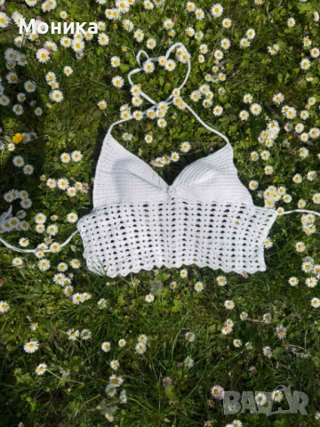 Ръчно плетено , снимка 4 - Корсети, бюстиета, топове - 54315461