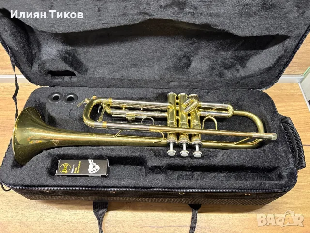 Тромпет Bach TR650 неразличим от нов, оригинален кейс и Bach 7C