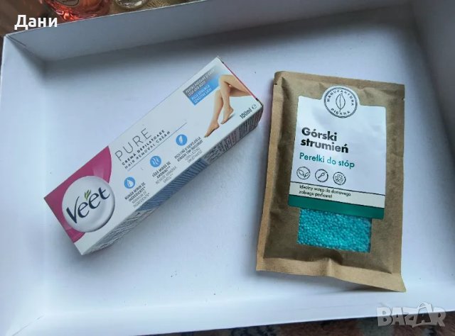 VEET PURE Крем депилатоар и перли за крака , снимка 1