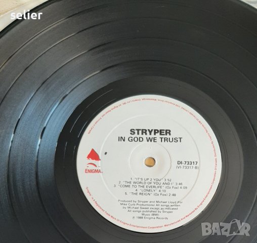 STRYPER- IN GOLD WE TRUST- канадска плоча   Heavy Metal-1988 год.  Цена-35лв, снимка 6 - Грамофонни плочи - 37159253