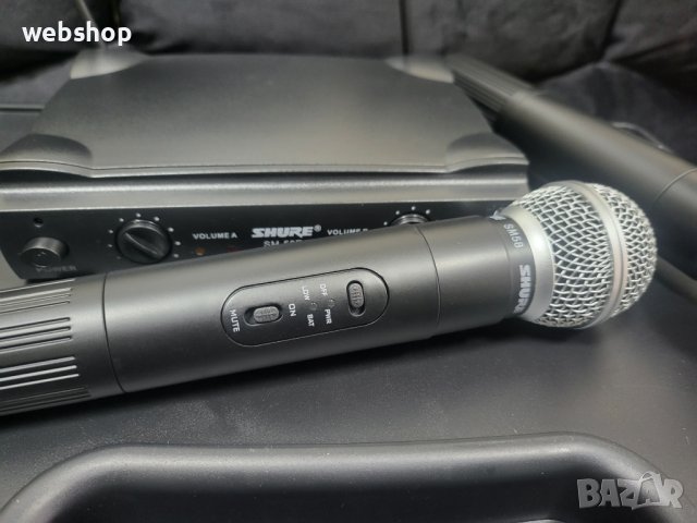 Два безжични микрофона с приемник SM58 Vocal artist Uhf в куфарче, снимка 8 - Микрофони - 39440023