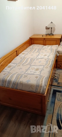 Легло от чам / или комплект ъглови легла, снимка 4 - Спални и легла - 54079269