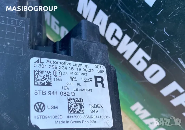 Фар десен фарове за Фолксваген Туаран Vw Touran , снимка 6 - Части - 32577953