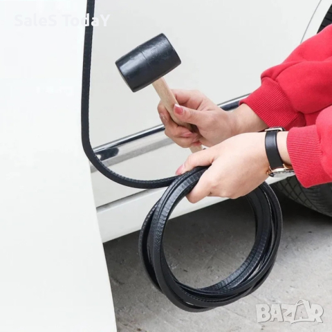  	Лайсна за врата, Протектор, с стоманени сегменти, бял, 2,5 м. , снимка 4 - Аксесоари и консумативи - 44742427