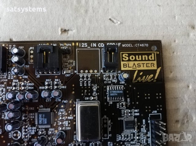 Звукова карта Creative Sound Blaster Live! CT4670 5.1 Channel PCI, снимка 6 - Други - 30523473