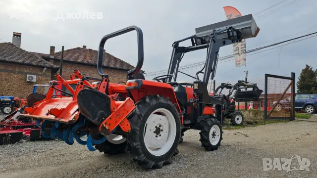 Японски трактор Kubota GL23 с челен товарач, 23 кс, 4x4, АграБГ Джолев, снимка 4 - Селскостопанска техника - 48318121