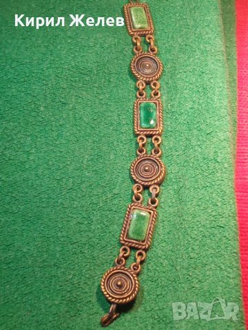 СТАРИННА ВЪЗРОЖДЕНСКА БРОНЗОВА КЕРАМИЧНА ГРИВНА 56381, снимка 10 - Антикварни и старинни предмети - 32266500