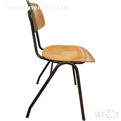 150 броя дървени столове с метални крака, снимка 3 - Столове - 54086658