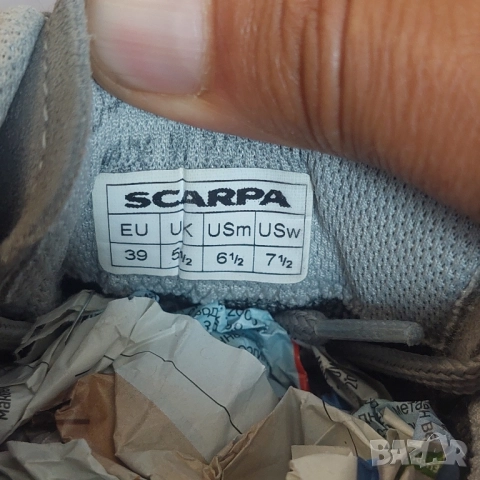 туристически обувки Scarpa Nessun Luogo Mojito номер 39, снимка 6 - Други - 51891539