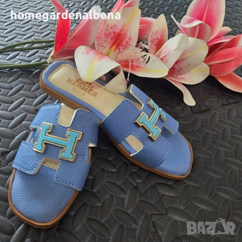 Летен Хит: Дамски чехли с Н-елемент / Пълен избор от цветове