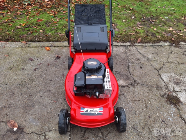 Косачка Briggs Efco 5 к.с. без самоход мулчираща с кош, снимка 3 - Градинска техника - 52294860