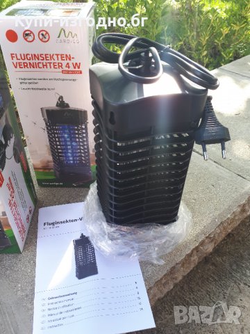 Немска UV лампа за борба с вредителите и насекомите Gardigo 4w 25m2 - Чисто нови!, снимка 2 - Други - 29816888