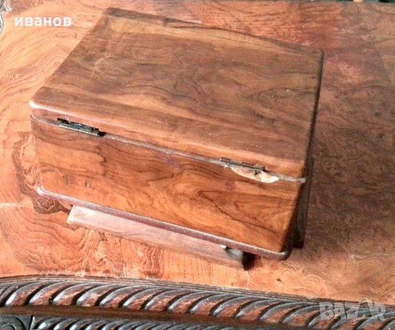 красива стара дървена кутия, снимка 5 - Антикварни и старинни предмети - 31026439