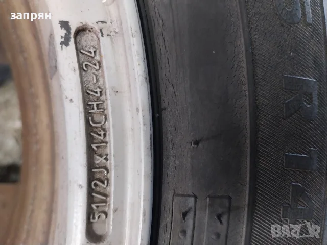 Алуминиеви джанти 14/4×108, снимка 2 - Гуми и джанти - 53592443
