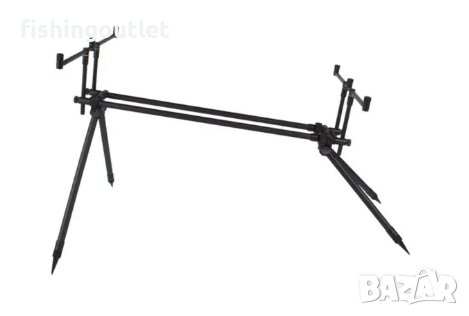 Изцяло метална шаранска стойка за три въдици Osako Faith, снимка 3 - Такъми - 42270450