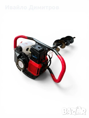 Комплект бензинов свредел + 150мм бургия, снимка 3 - Други инструменти - 54214686