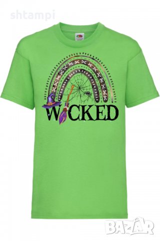 Детска тениска Wicked Witch,Halloween,Хелоуин,Празник,Забавление,Изненада,Обичаи,, снимка 9 - Детски тениски и потници - 38158791