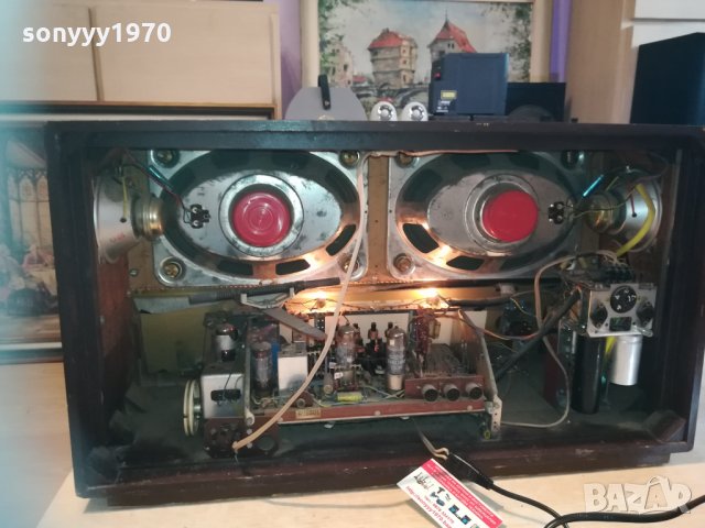 SOLD OUT-ПОРЪЧАН-telefunken tube stereo-антик 0502210840, снимка 3 - Ресийвъри, усилватели, смесителни пултове - 31689025