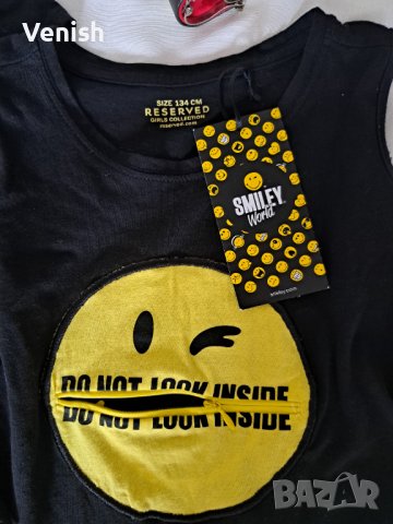 Ефектни блузи Reserved Smiely, снимка 5 - Детски Блузи и туники - 39821459