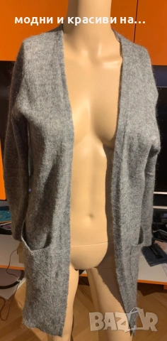 Дълга жилетка мохер и вълна Esprit, S