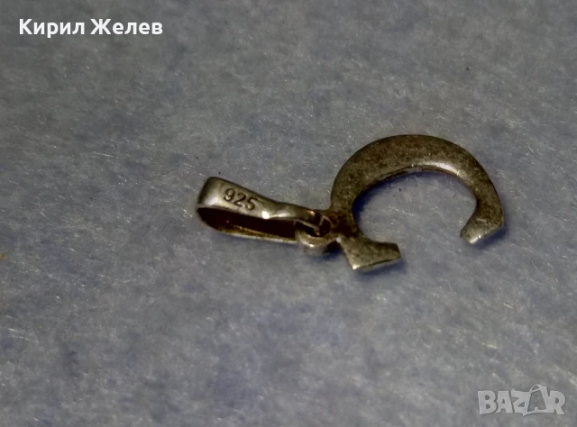 СРЕБЪРНА БУКВА С АРТ ПЕНДАНТ СРЕБРО 925 МЕДАЛЬОНЧЕ ВИСУЛКА За КОЛИЕ 13641, снимка 3 - Колиета, медальони, синджири - 50510756